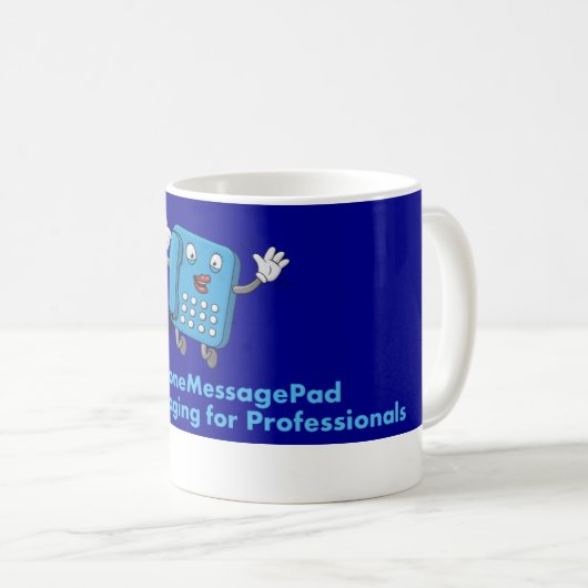 Mok voor telefonischeMessagePad Coffee (Voorkant rechts)