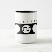 Mok voor teletype (Midden)