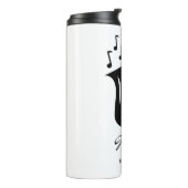 Mok voor thermische reistumbler voor saxofonspeler (Gedraaid links)