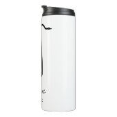 Mok voor thermische reistumbler voor saxofonspeler (Geroteerd rechts)