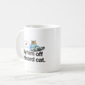 mok voor toetsenbordkat (Voorkant links)