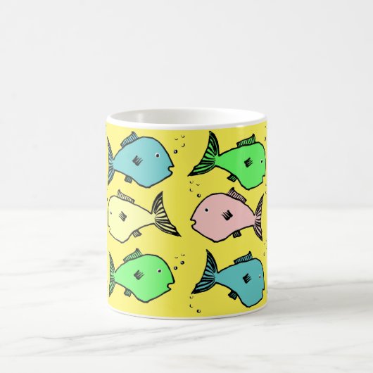 Mok voor tropische visontwerpen (Center)