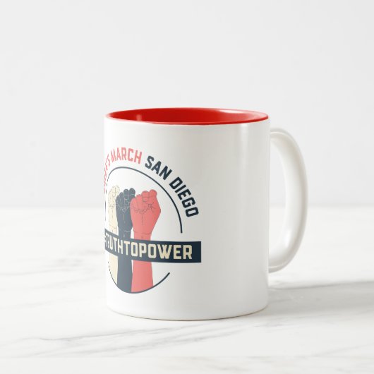 Mok voor 'Truth to Power Coffee' (Voorkant rechts)