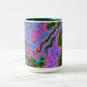 Mok voor tweetone koffie met zure marmer (Center)