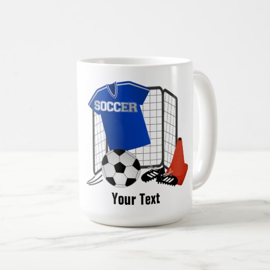 Mok voor tweetone voetbal (Voorkant rechts)