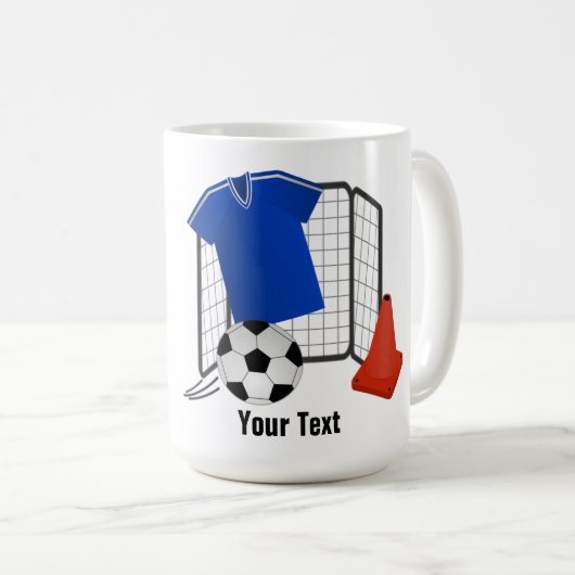 Mok voor tweetone voetbal (Voorkant rechts)