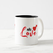 Mok voor tweetonkoffie (Voorkant rechts)