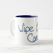 Mok voor uitwissen van kanker (Voorkant links)