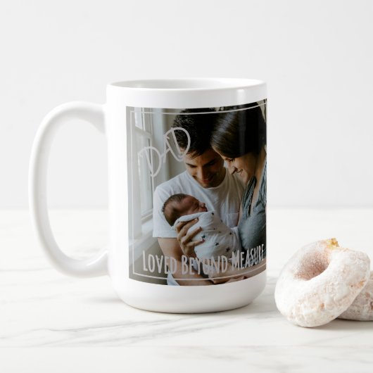 Mok voor Vaderdag, Papa, Opa, Oom (Met donut)