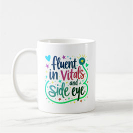 Mok voor verpleegkundigen met 'Fluent in Vitals an