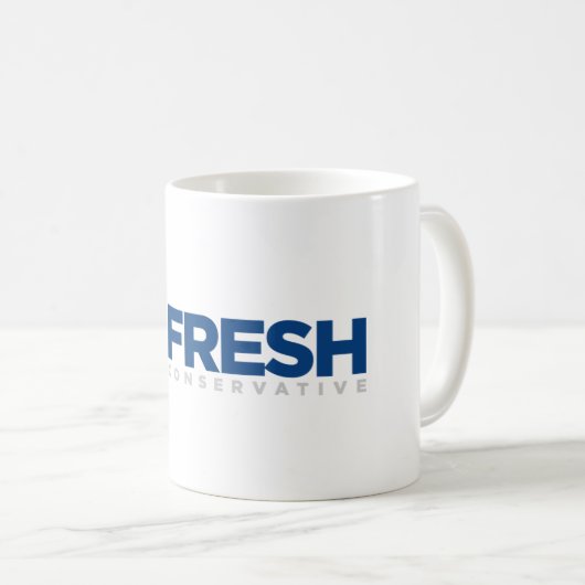 Mok voor verse conservatieve koffie (Voorkant rechts)