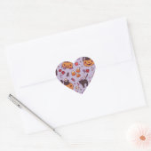 Mok voor versiering van koffie met halloween-patro hart sticker (Envelop)