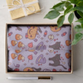 Mok voor versiering van koffie met halloween-patro tissuepapier (Geschenk)