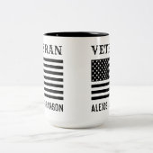 Mok voor veteranen | Patriottische koffiebeker voo (Center)
