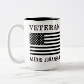 Mok voor veteranen | Patriottische koffiebeker voo (Links)