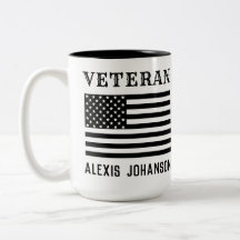 Mok voor veteranen | Patriottische koffiebeker voo