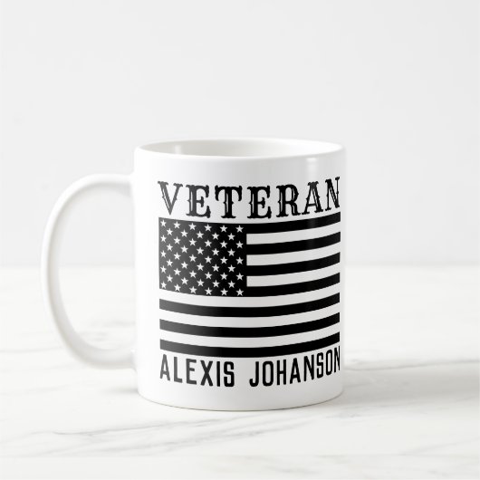 Mok voor veteranen | Patriottische koffiebeker voo (Links)