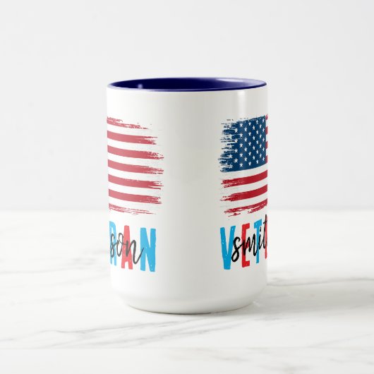 Mok voor veteranen | Patriottische koffiebeker voo (Midden)