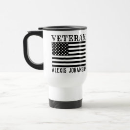 Mok voor veteranen | Patriottische koffiebeker voo