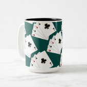 Mok voor vier afspeelkaarten (Voorkant links)