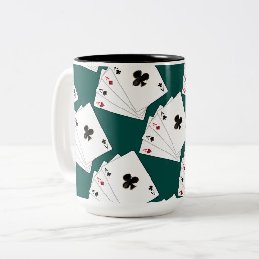 Mok voor vier afspeelkaarten (Voorkant links)