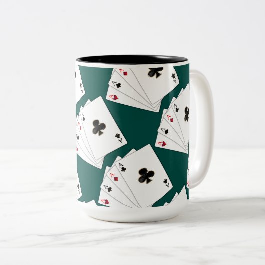 Mok voor vier afspeelkaarten (Voorkant rechts)