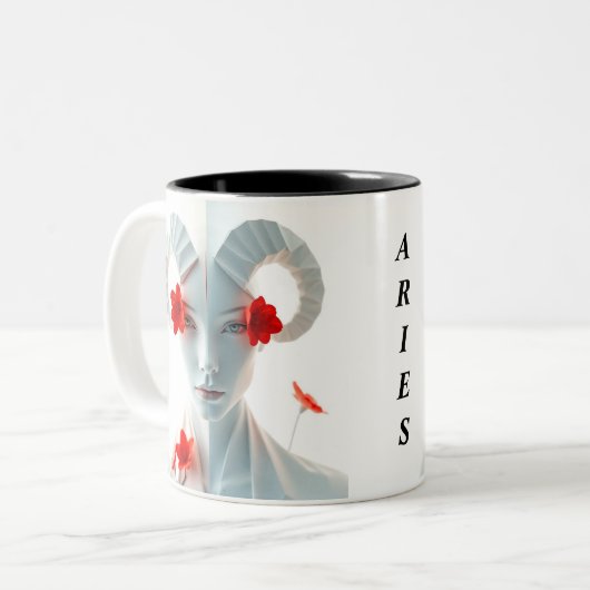 Mok voor vliegtuigondertekenen (Voorkant links)