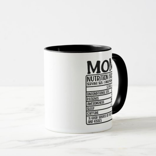 Mok voor voedingsetiketten van mam (Voorkant rechts)