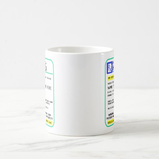 Mok voor voorschrijvingsthee, grappig (Center)