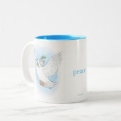 Mok voor vredesduif en muis (Voorkant links)