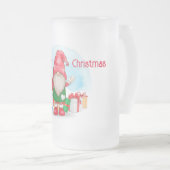 Mok voor vrolijk kerstgenoomglas met voorgekookte  (Voorkant rechts)