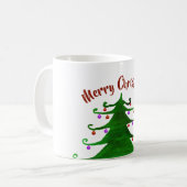 Mok voor vrolijke kerstbomen (Voorkant links)