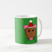 Mok voor vrolijke kerstmuis (Voorkant rechts)