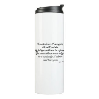 Mok voor vrouw. Romantische/pret quote, Jane Auste