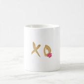 Mok voor vrouwelijke koffie van Hug en Kiss Lips V (Center)