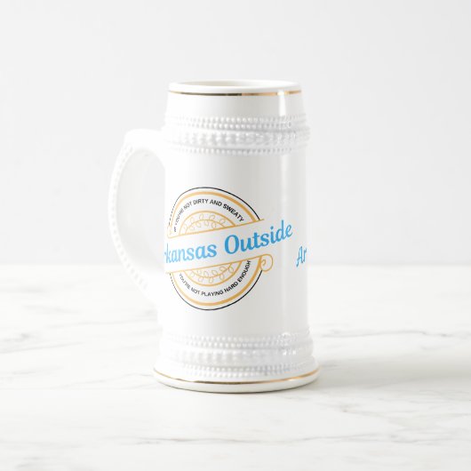 Mok voor vuil en zweet (Voorkant links)