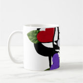 Mok voor warm ontwerp-monogram (Links)