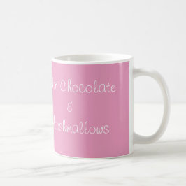 Mok voor warme chocolade en moerasmakerij