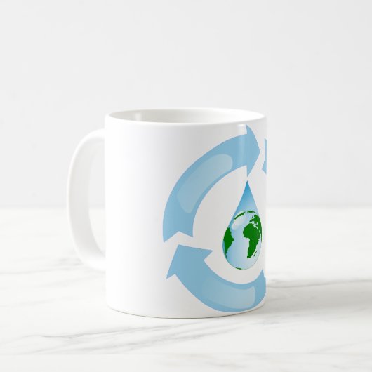 Mok voor waterrecycling (Voorkant links)