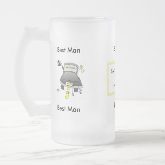 Mok voor weddenschap Glass Beer (Links)