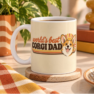 Mok voor Werelds Beste Corgi Vader Grappige Corg