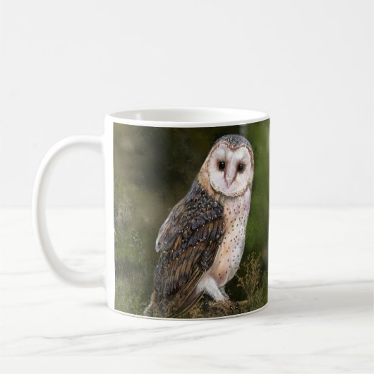 Mok voor westerne Barn Owl - Modern (Links)