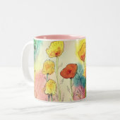 Mok voor Whimsical Dandelion Coffee (Voorkant links)