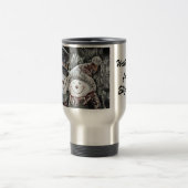 Mok voor winters, kerstmis en sneeuwvrouw (Center)