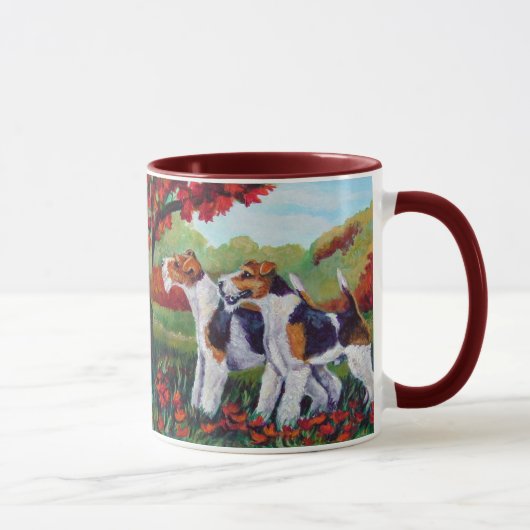 Mok voor Wire Fox Terrier (Rechts)