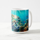 Mok voor witte en kleurrijke Zeeen (Voorkant rechts)