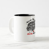 Mok voor witte en zwarte koffie (Voorkant links)