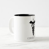 Mok voor zaadkoppeling Caduceus-ontwerp (Voorkant links)