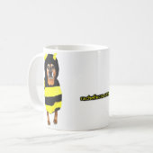 Mok voor zachtste bijenkoffie (zonder achtergrond) (Voorkant links)