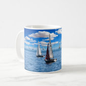 Mok voor zeilboot (Voorkant links)